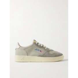 AUTRY Medalist Shell-Trimmed Suede Sneakers 1647597322531524