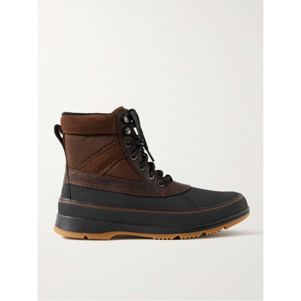 쏘렐 SOREL Ankeny II Leather- and Suede-Trimmed Nylon and Rubber Boots 1647597322534478