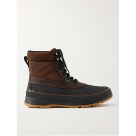 SOREL Ankeny II Leather- and Suede-Trimmed Nylon and Rubber Boots 1647597322534478