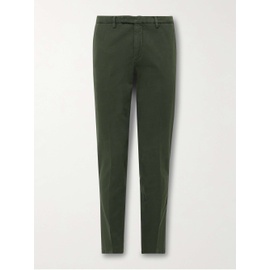 BOGLIOLI Slim-Fit Garment-Dyed Cotton-Blend Twill Suit Trousers 1647597322905608