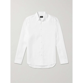 브리오니 BRIONI Button-Down Collar Linen Shirt 1647597322936068