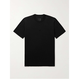 지방시 GIVENCHY Logo-Embroidered Cotton-Jersey T-Shirt 1647597322953887
