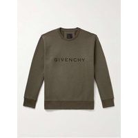 지방시 GIVENCHY Logo-Print Cotton-Jersey Sweatshirt 1647597322953899