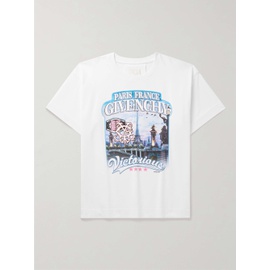 지방시 GIVENCHY Logo-Print Cotton-Jersey T-Shirt 1647597322953952