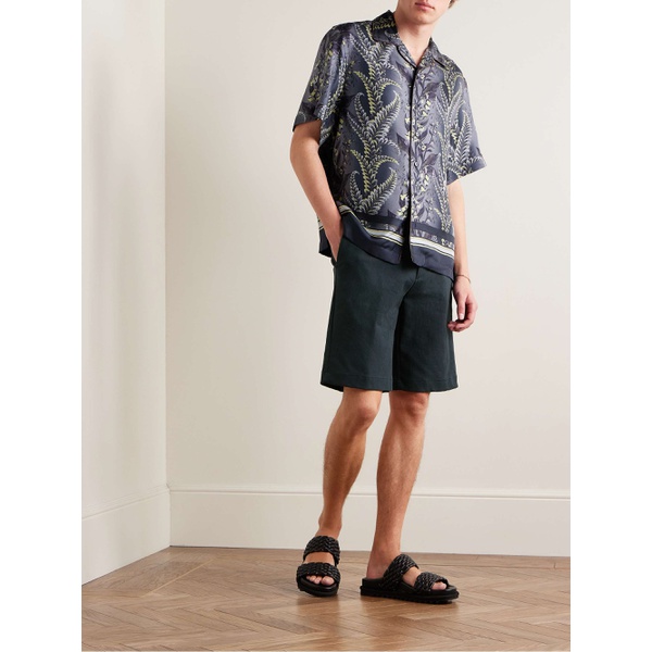  에트로 ETRO Straight-Leg Cotton-Blend Jacquard Bermuda Shorts 1647597323046266