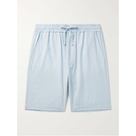 LARDINI Straight-Leg Striped Cotton-Blend Drawstring Shorts 1647597323083070