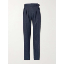 RUBINACCI Straight-Leg Pleated Wool-Flannel Suit Trousers 1647597323498734