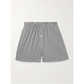 메종마르지엘라 MAISON MARGIELA Straight-Leg Striped Cotton-Blend Poplin Shorts 1647597323553225
