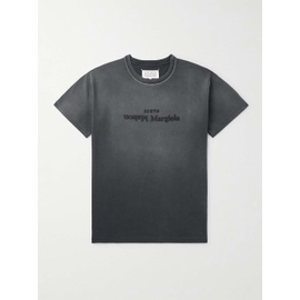 메종마르지엘라 MAISON MARGIELA Logo-Embroidered Cotton-Jersey T-Shirt 1647597323553302