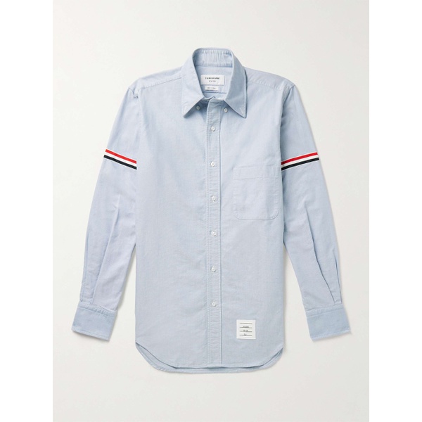톰브라운 톰브라운 THOM BROWNE Button-Down Collar Grosgrain-Trimmed Cotton Oxford Shirt 1647597323562692