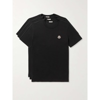 몽클레어 MONCLER Three-Pack Logo-Appliqued Cotton-Jersey T-Shirts 1647597323585930