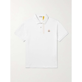 몽클레어 MONCLER GENIUS + 팜엔젤스 Palm Angels Logo-Embroidered Cotton-Pique Polo Shirt 1647597323629083