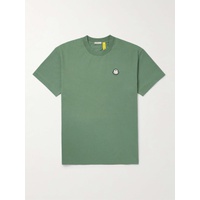 몽클레어 MONCLER GENIUS + 팜엔젤스 Palm Angels Logo-Appliqued Cotton-Jersey T-Shirt 1647597323629094