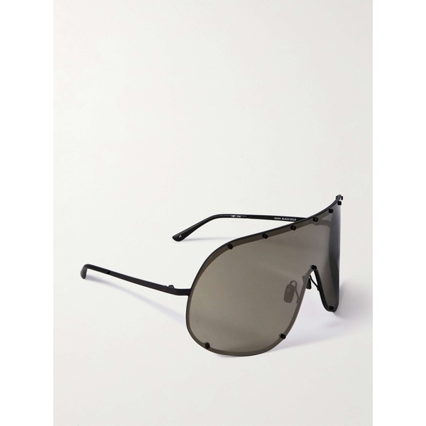  릭 오웬스 RICK OWENS Shield Aviator-Style Stainless Steel Sunglasses 1647597323629096