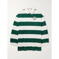 몽클레어 MONCLER GENIUS + 팜엔젤스 Palm Angels Oversized Logo-Appliqued Cotton-Jersey Polo Shirt 1647597323630038