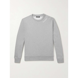 발망 BALMAIN Logo-Embroidered Cotton-Jersey Sweatshirt 1647597323652300