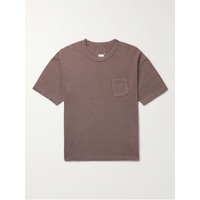 비즈빔 VISVIM Jumbo Distressed Garment-Dyed Cotton-Jersey T-Shirt 1647597323652312