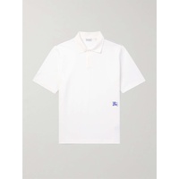 버버리 BURBERRY Logo-Embroidered Cotton-Pique Polo Shirt 1647597323675802