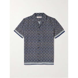 ORLEBAR BROWN Hibbert Camp-Collar Floral-Print Linen-Blend Shirt 1647597323811256