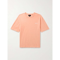 아페쎄 A.P.C. Joachim Logo-Flocked Cotton-Jersey T-Shirt 1647597323823155
