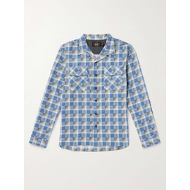 RRL Convertible-Collar Checked Cotton-Flannel Shirt 1647597323850287