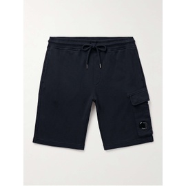 C.P.컴퍼니 C.P. COMPANY Slim-Fit Straight-Leg Logo-Appliqued Cotton-Jersey Drawstring Cargo Shorts 1647597323851395