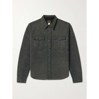 RRL Ernest Striped Brushed Cotton-Blend Shirt 1647597323851450