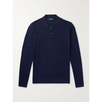 INCOTEX Slim-Fit Cotton and Silk-Blend Polo Shirt 1647597323883360