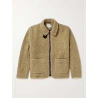 OLIVER SPENCER Lambeth Corduroy-Trimmed Fleece Jacket 1647597323933871