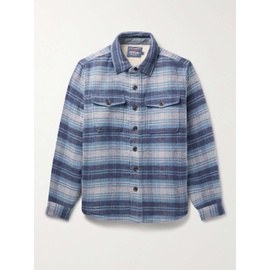 FAHERTY CPO Fleece-Lined Checked Cotton and Wool-Blend Overshirt 1647597323952200