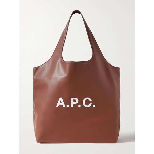  아페쎄 A.P.C. Ninon Logo-Print Faux Leather Tote 1647597323952599