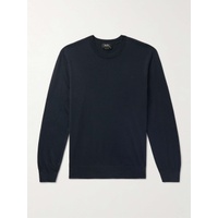 아페쎄 A.P.C. Julio Logo-Embroidered Cotton and Cashmere-Blend Sweater 1647597323952635