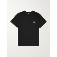 아페쎄 A.P.C. Raymond Logo-Embroidered Cotton-Jersey T-Shirt 1647597323952759