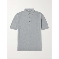 JOHN SMEDLEY Roth Slim-Fit Sea Island Cotton-Pique Polo Shirt 1647597323983171