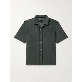 래그 앤 본 RAG & BONE Avery Camp-Collar Cotton-Blend Terry Shirt 1647597324009551