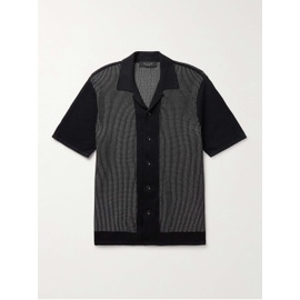 래그 앤 본 RAG & BONE Harvey Camp-Collar Jacquard-Knit Cotton-Blend Shirt 1647597324018016