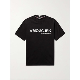 몽클레어 MONCLER GRENOBLE Slim-Fit Logo-Appliqued Cotton-Jersey T-Shirt 1647597324107016