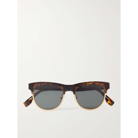 펜디 FENDI EYEWEAR D-Frame Tortoiseshell Acetate and Gold-Tone Sunglasses 1647597324159588