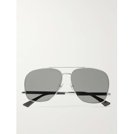 생로랑 SAINT LAURENT EYEWEAR Aviator-Style Silver-Tone Sunglasses 1647597324192633