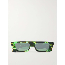 구찌 GUCCI EYEWEAR Rectangle-Frame Tortoiseshell Recycled-Acetate Sunglasses 1647597324193537