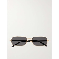 구찌 GUCCI EYEWEAR Rectangular-Frame Gold-Tone Sunglasses 1647597324193549