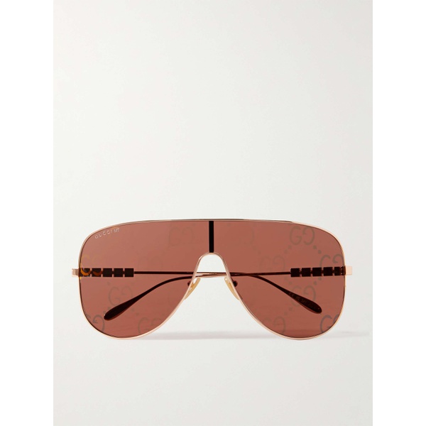 구찌 구찌 GUCCI EYEWEAR Aviator-Style Rose Gold-Tone Sunglasses 1647597324193551