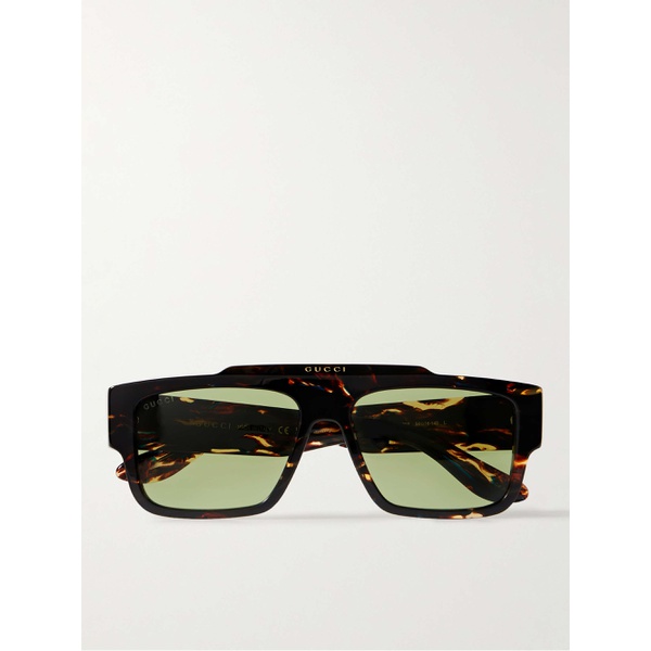 구찌 구찌 GUCCI EYEWEAR D-Frame Tortoiseshell Acetate Sunglasses 1647597324193555