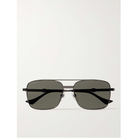구찌 GUCCI EYEWEAR Aviator-Style Gunmetal-Tone Sunglasses 1647597324193567