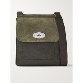 MULBERRY Antony Small Suede-Trimmed Full-Grain Leather Messenger Bag 1647597324193945
