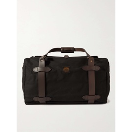 FILSON Medium Leather-Trimmed Twill Weekend Bag 1647597324197067