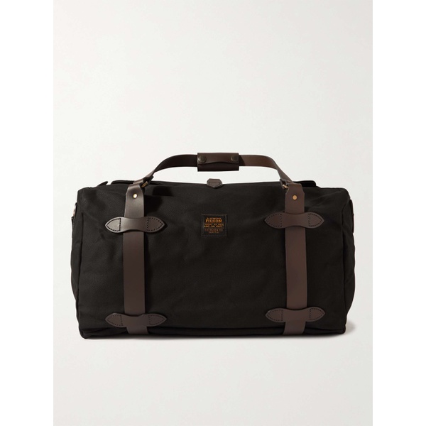  FILSON Medium Leather-Trimmed Twill Weekend Bag 1647597324197067