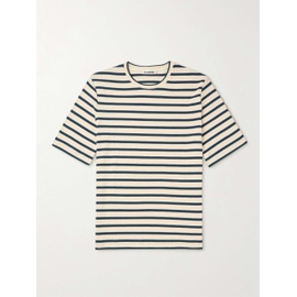 질샌더 JIL SANDER Logo-Appliqued Striped Cotton T-Shirt 1647597324263767