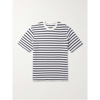 MR P. Striped Open-Knit Organic Cotton T-Shirt 1647597324602584
