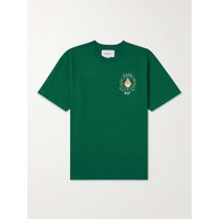 카사블랑카 CASABLANCA Casa Way Printed Organic Cotton-Jersey T-Shirt 1647597324616245